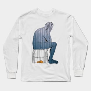 The-old-man-and-the-cage Long Sleeve T-Shirt